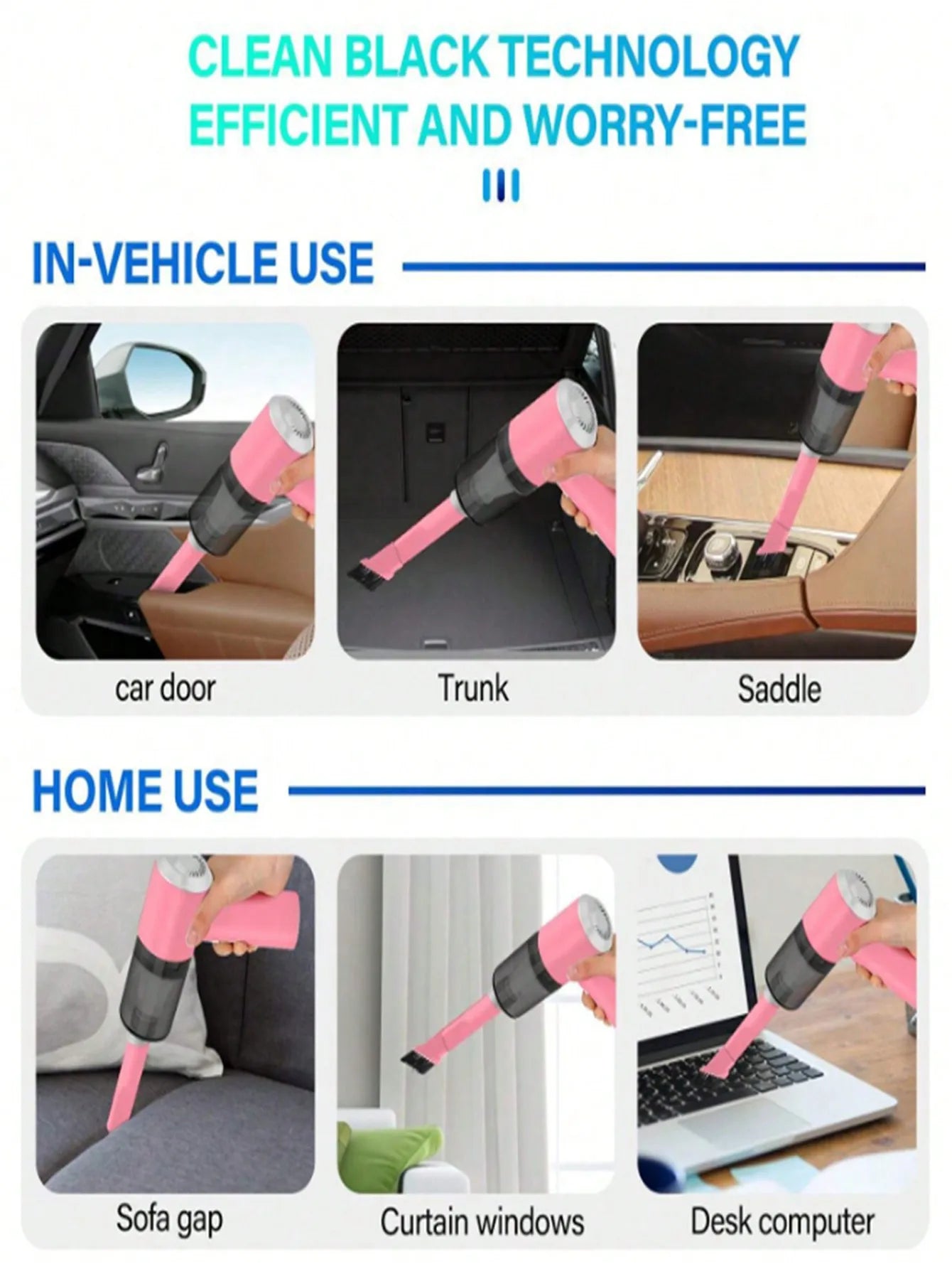 USB Charging Car  Vacuum Cleaner