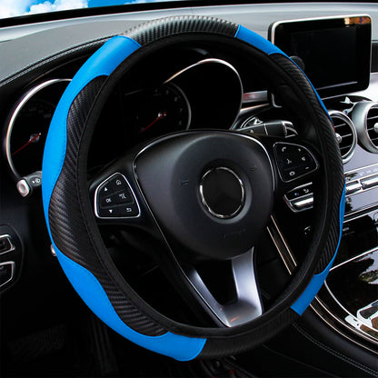 PU Carbon Fiber Leather Car Steering Wheel