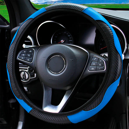 PU Carbon Fiber Leather Car Steering Wheel