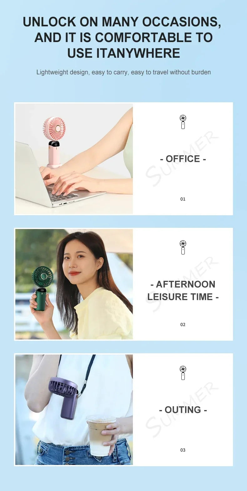 Handheld Mini Fan